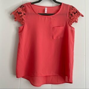 3/$25 Lace Sleeve Blouse